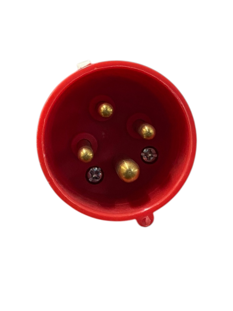 TOMA INDUSTRIAL MACHO 4PX16A (3P+T) 6H 380/415V IP44