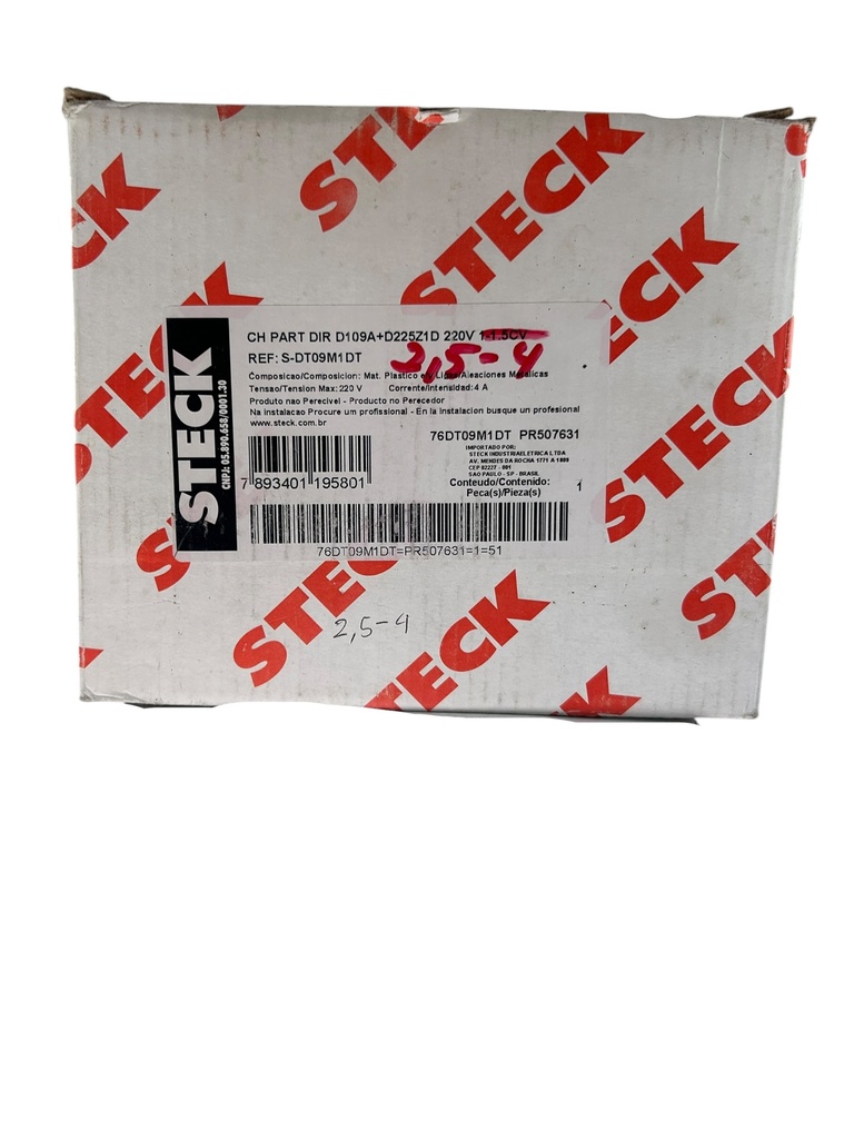 ARRANCADOR DIRECTO 3F 220VCA 2,5-4A FRAME STECK