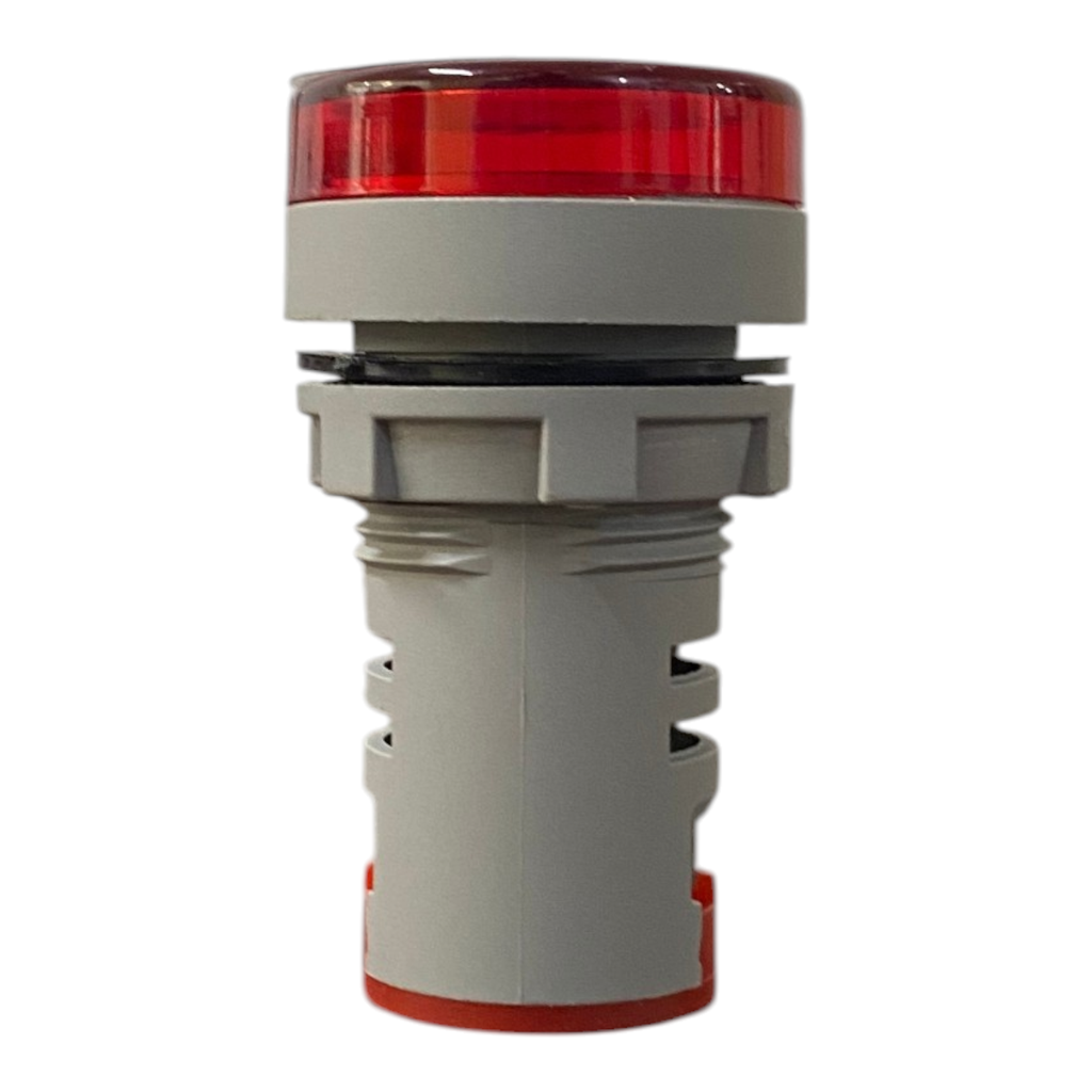 LUZ PILOTO LED 0-99Hz ROJO C/INDICADOR DE FRECUENCIA DIGITAL 22mm