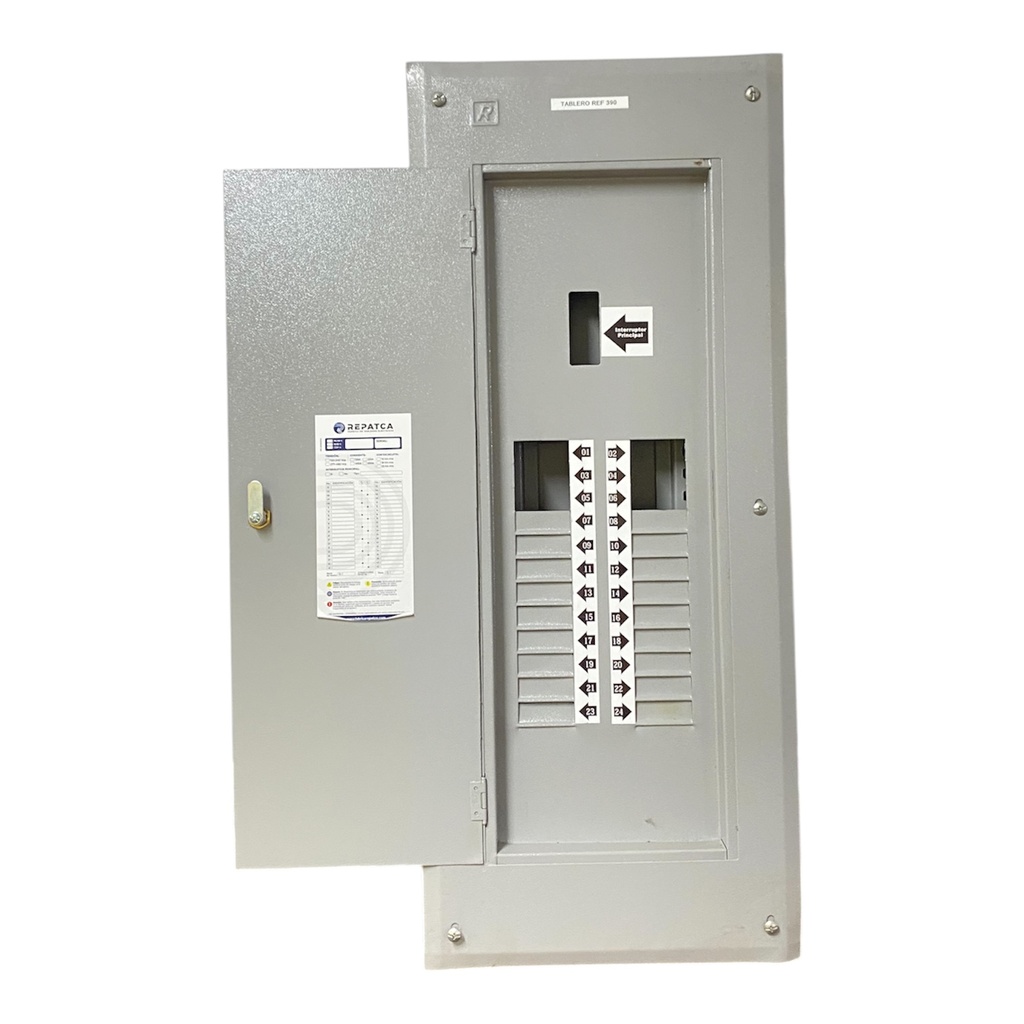 TABLERO NLAB524AB225E TRIFASICO 120/208V 5 HILOS (3L+N+T) 24 CIRCUITOS C/P 3X225A EMPOTRABLE