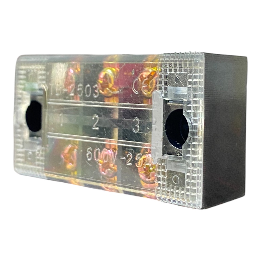 REGLETA DE BAQUELITA 25A 3P