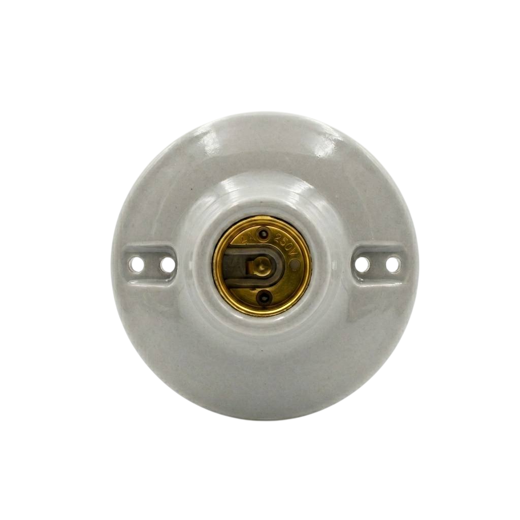 SOCATE E27 REDONDO 4" SUPERFICIAL PORCELANA BLANCO LD-664-B ILUM-VEN