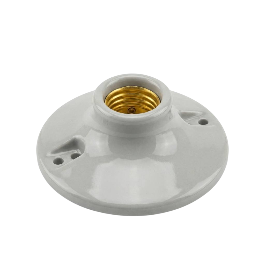 SOCATE E27 REDONDO 4" SUPERFICIAL PORCELANA BLANCO LD-664-B ILUM-VEN