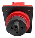 TOMA INDUSTRIAL HEMBRA 4PX32A (3P+T) EMBUTIR 6H 380/415V IP44