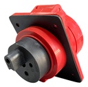 TOMA INDUSTRIAL HEMBRA 4PX32A (3P+T) EMBUTIR 6H 380/415V IP44