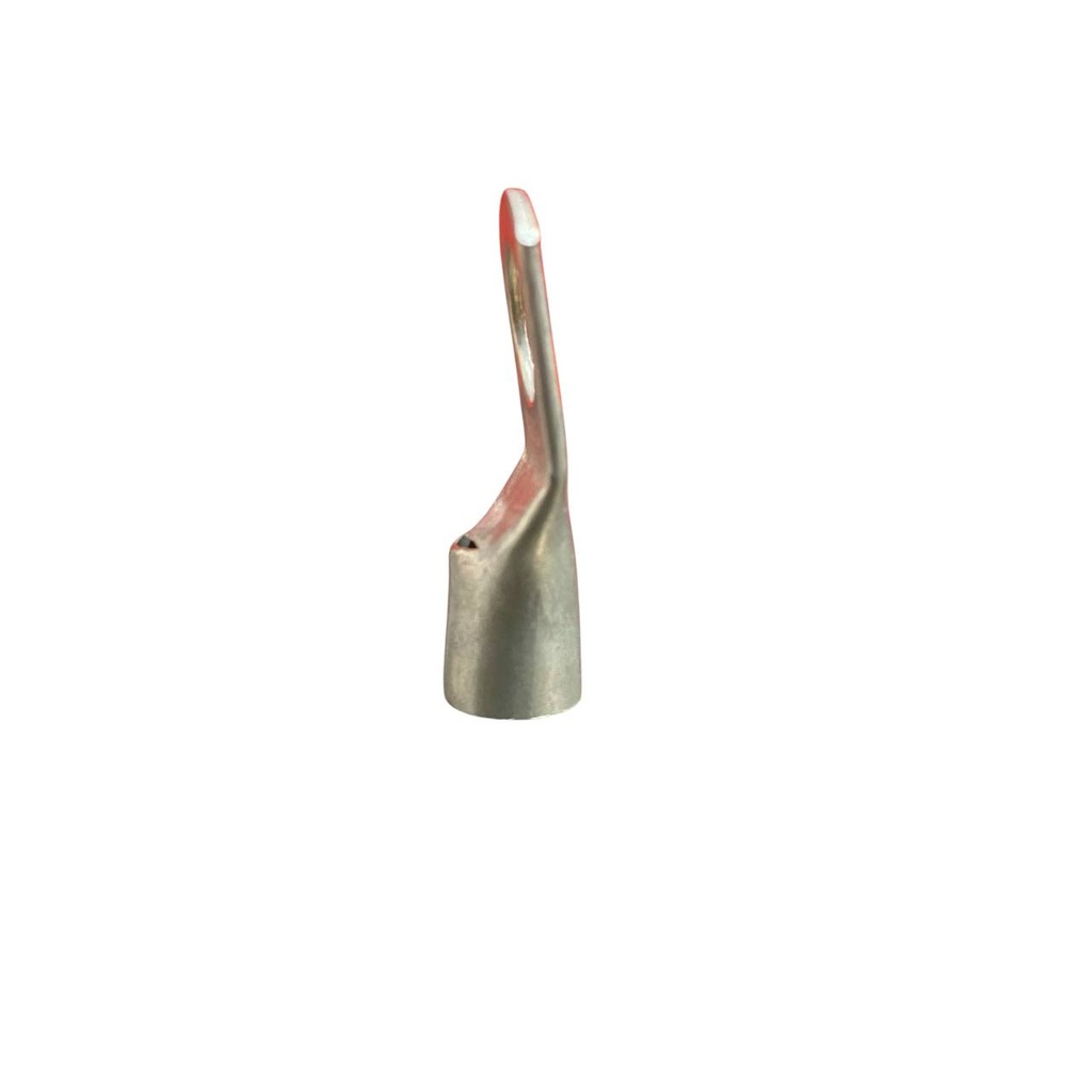 TERMINAL ANILLO 1H P/CABLE #2AWG OJAL 3/8" 10mm (35 mm2) COBRE ESTAÑADO CAÑON CORTO