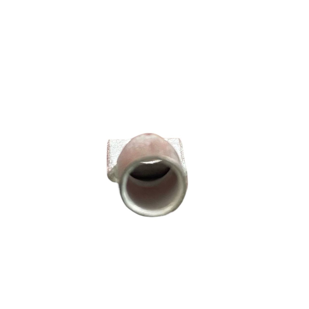 TERMINAL ANILLO 1H P/CABLE #4AWG OJAL 1/4" COBRE ESTAÑADO CAÑON CORTO