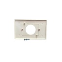 TAPA PLASTICA 3X20 MARFIL HUECO REDONDO