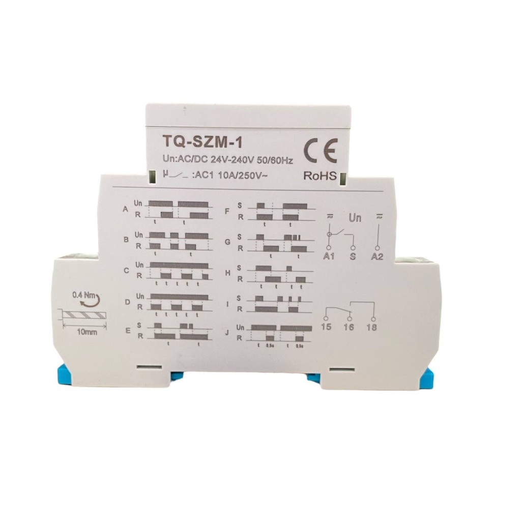 RELE TEMPORIZADOR MULTIFUNCION 24-240V 50-60HY
