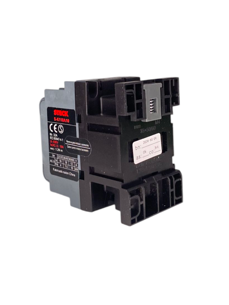 CONTACTOR 3P 18 A AC-3 1NO+1NC 660 V SK118A10 STECK