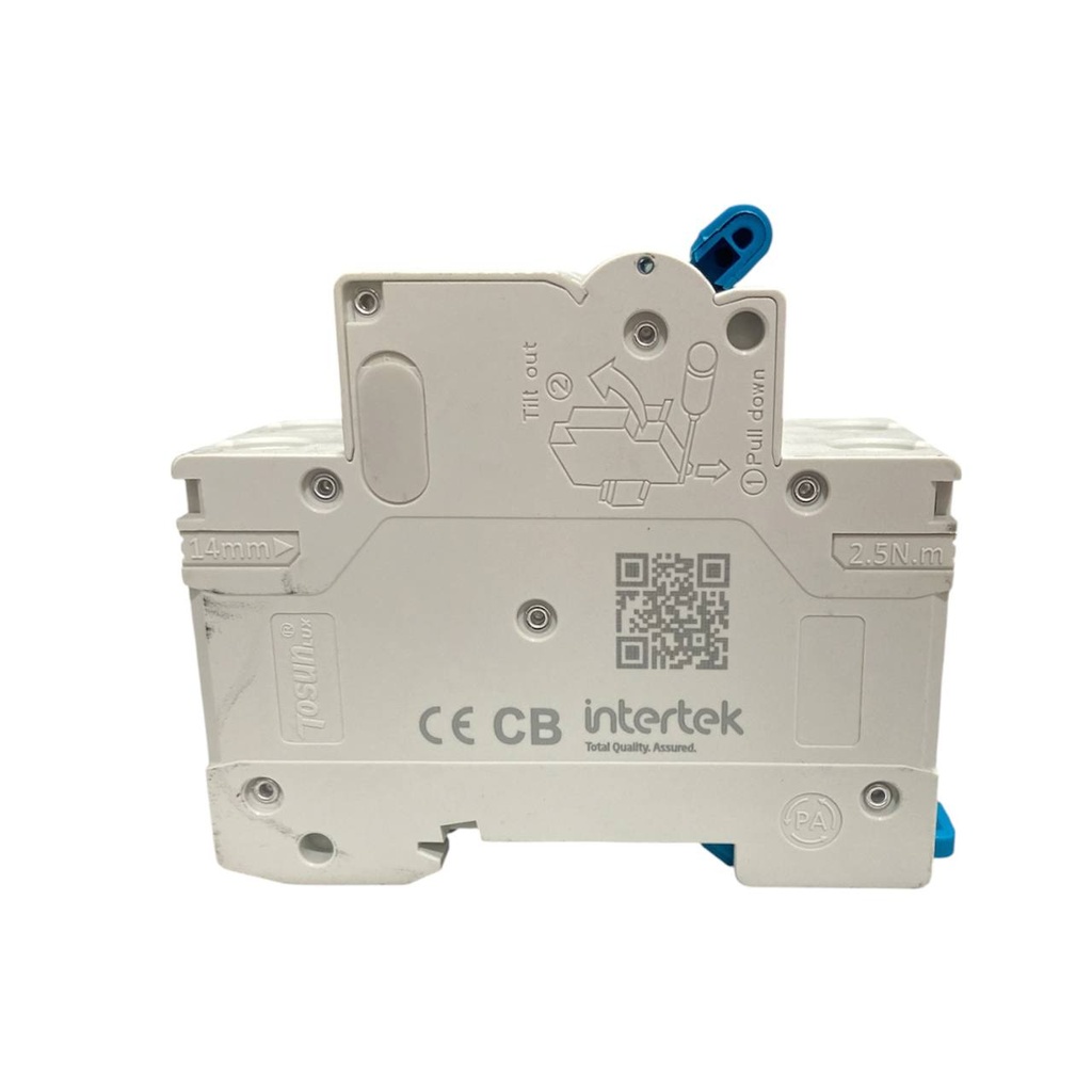 BREAKER DC CAPACIDAD 6kA CAP MAX 800V 2X63