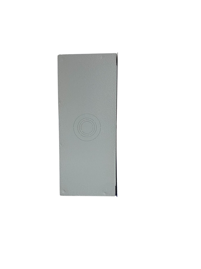CAJA DE DERIVACION METALICA 250X250X150mm (10X10X6") LISA PINTURA ELECTROSTATICA GRIS INTENCOL