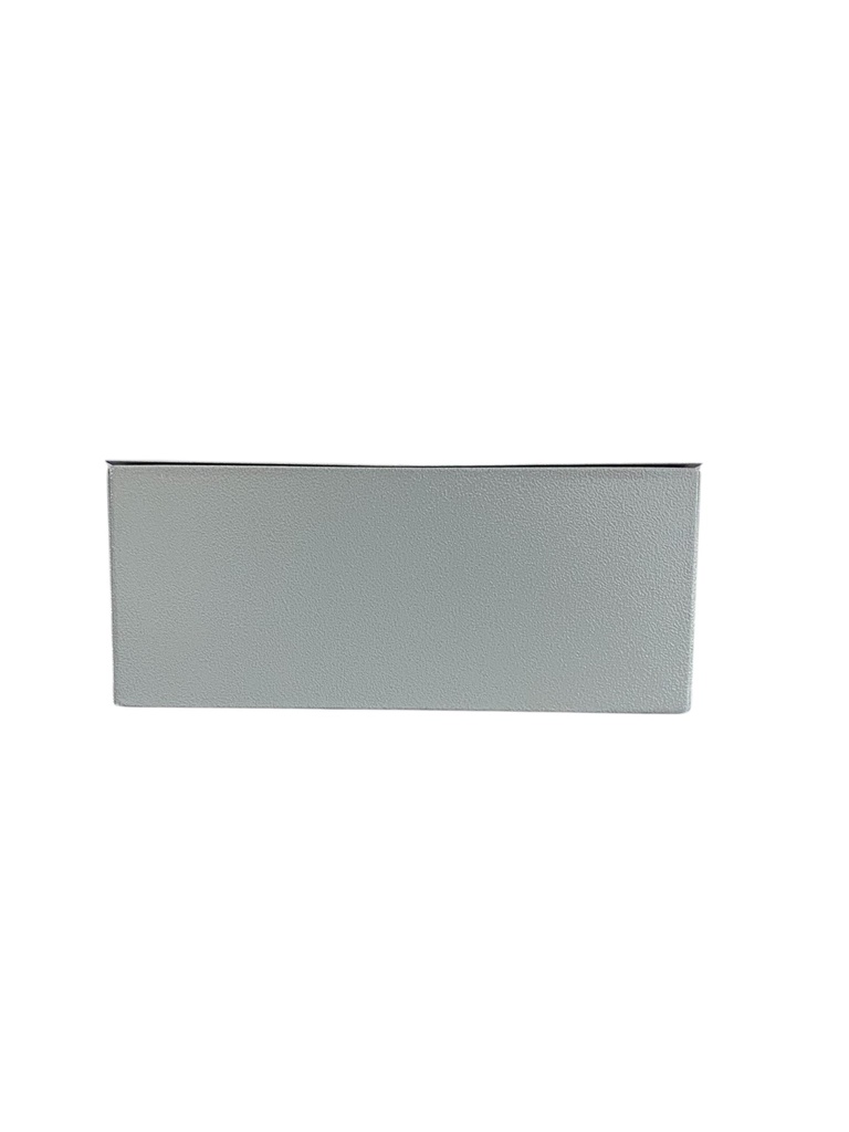 CAJA DE DERIVACION METALICA 200X200X150mm (10X10X6") LISA PINTURA ELECTROSTATICA GRIS INTENCOL