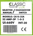SELECTOR DE POTENCIA ROTATIVO  32A 3P