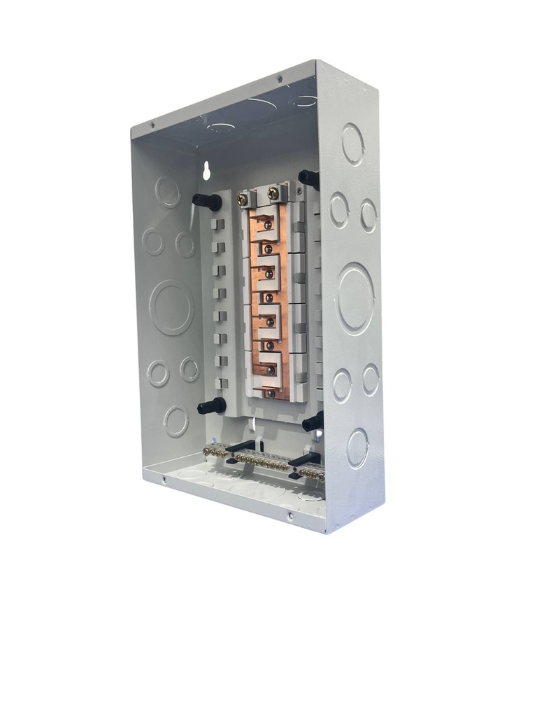 TABLERO RESIDENCIAL 16 CIRCUITOS MONOFASICO EMPOTRABLE C/PUERTA PREPONCHADA Y PINTURA ELECTROSTATICA GRIS 125A