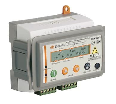 RELE DE PROTECCION CONTRA FALLA DE FASE 480V CON PANTALLA DIGITAL Y PROGRAMADOR DE HORARIO