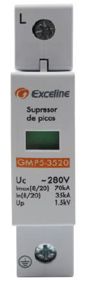 SUPRESOR DE PICOS 1P 280 V GMP5-3520 EXCELINE