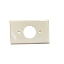 TAPA P/TOMACORRIENTE SENCILLA 3X20 MARFIL 1 HUECO REDONDO