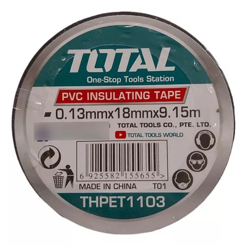 TEIPE NEGRO TOTAL 15MM