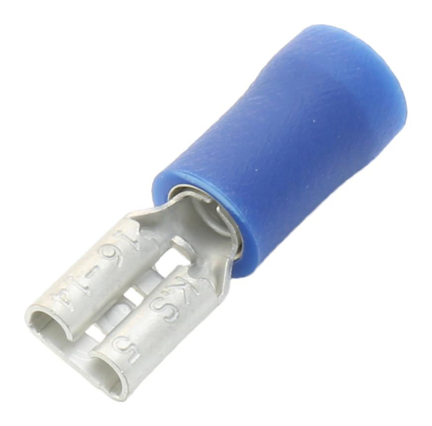 TERMINAL HEMBRA AZUL 187 P/CABLE 6-14AW 7/32 5,6mm
