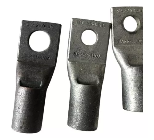 TERMINAL ANILLO 1H P/CABLE #350MCM OJAL 1/2" COBRE ESTAÑADO CAÑO CORTO