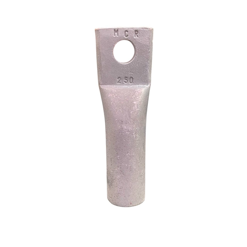TERMINAL ANILLO 1H P/CABLE #250MCM OJAL 1/2" ALUMINIO CAÑON LARGO