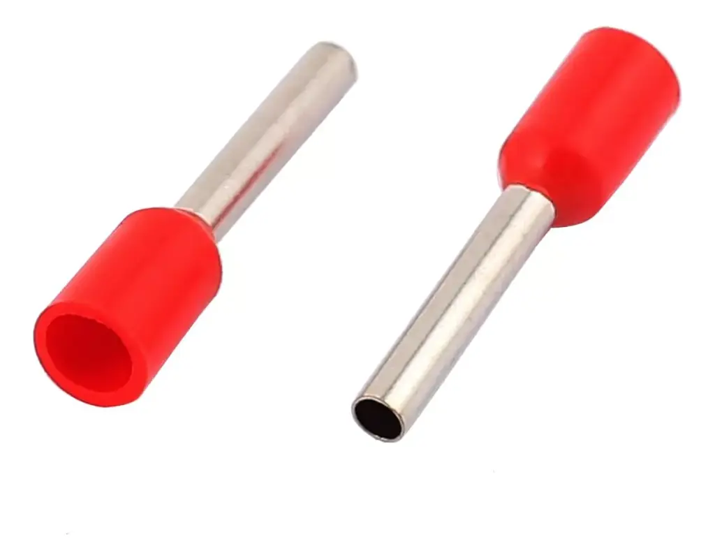 TERMINAL PUNTA HUECA ROJO AISLADO P/CABLE 12-10AWG
