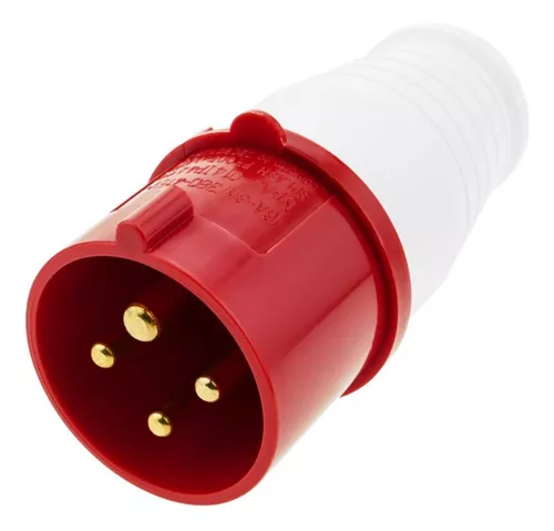 TOMA INDUSTRIAL MACHO 4PX16A(3P+T) 6H 380/415V 3S-014