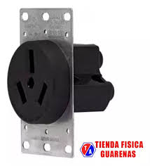 TOMACORRIENTE PARA EMBUTIR 3X50 AMP TRIFASICO 32B 50AMP,125/250V,3P-3VIAS, NEMA 10-50R