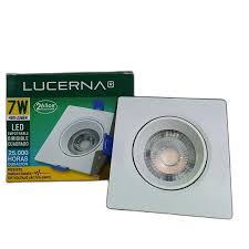 PANEL LED 7W CUADRADO EMPOTRABLE DIRIGIBLE 85-277V 6.500°K 540LM COD 5010 9040