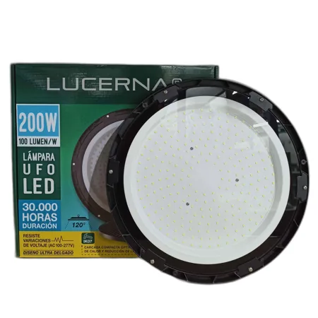 LAMPARA LED UFO 200W 5.700°K IP65 100-277V 120LM COD 3092 4006