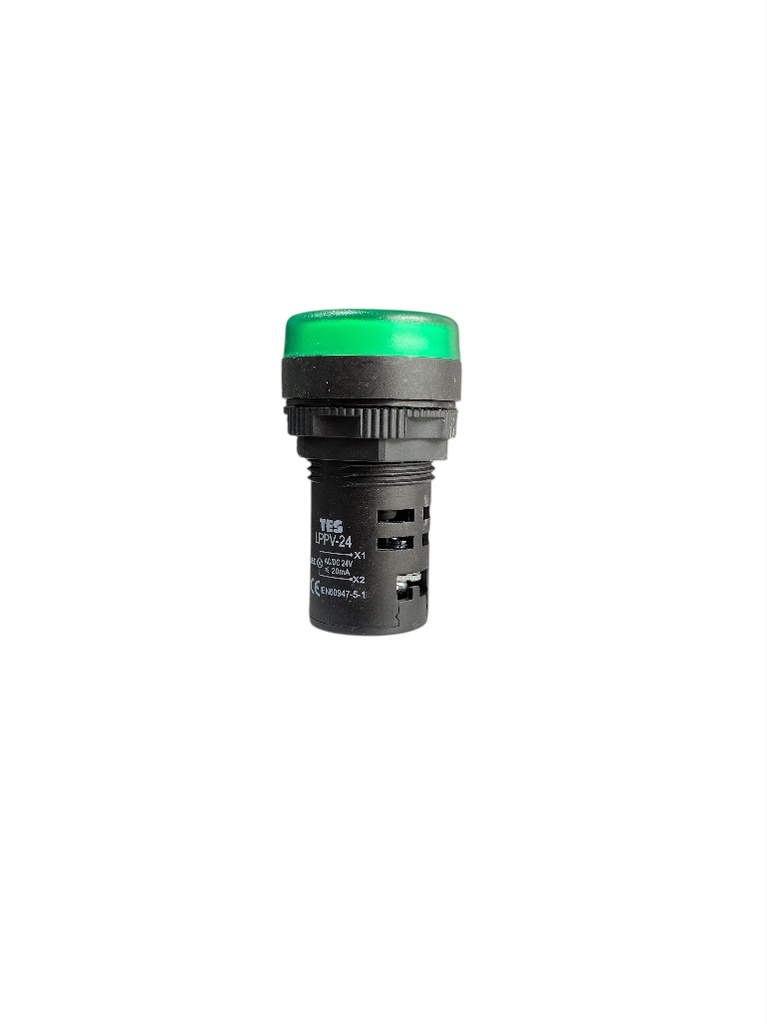 LUZ PILOTO LED 24V VERDE 20mA