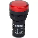 LUZ PILOTO LED 110V ROJO Ø22 mm 50 mA