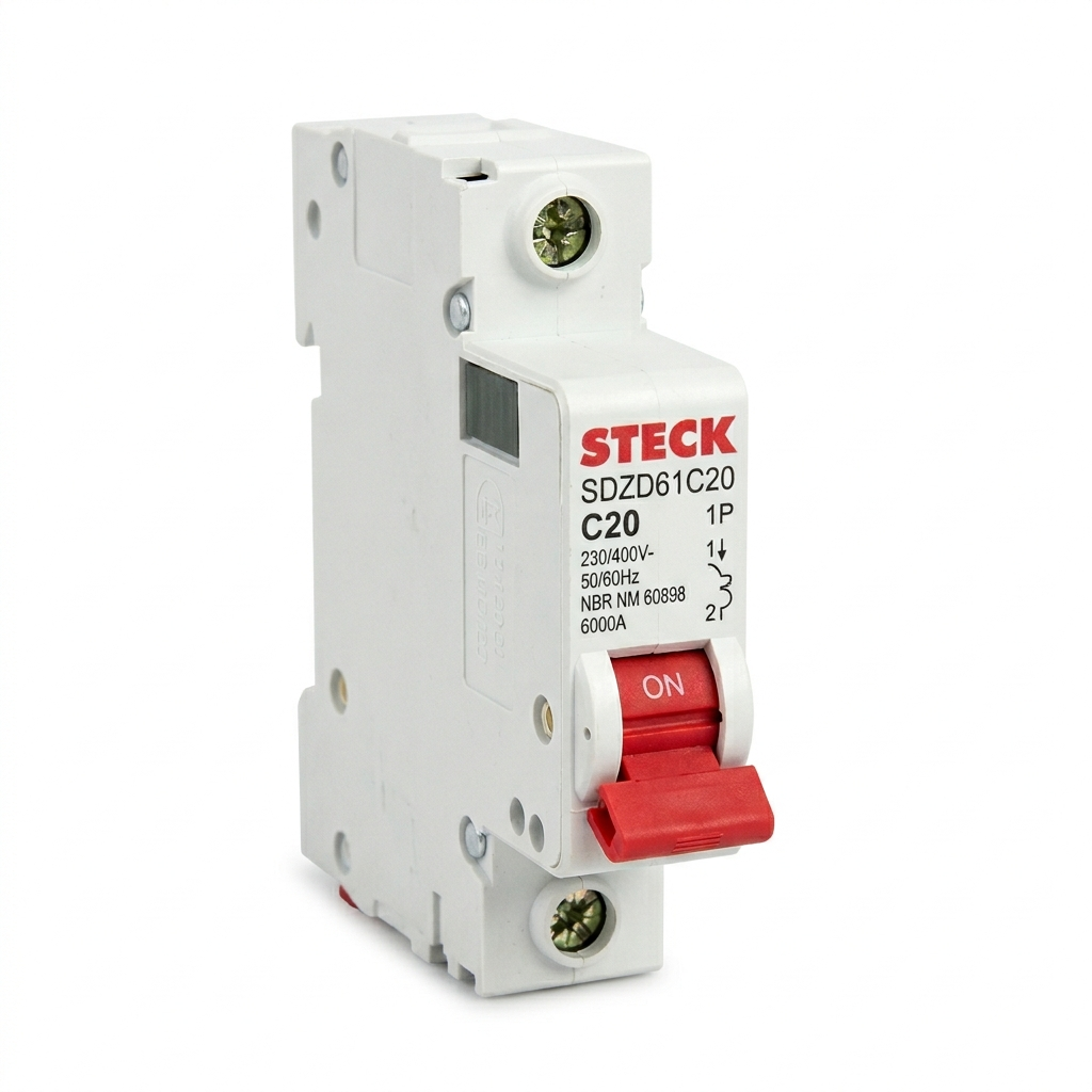 MINI BREAKER 1X20A 6KACC CURVA C 230/400V 50/60HZ