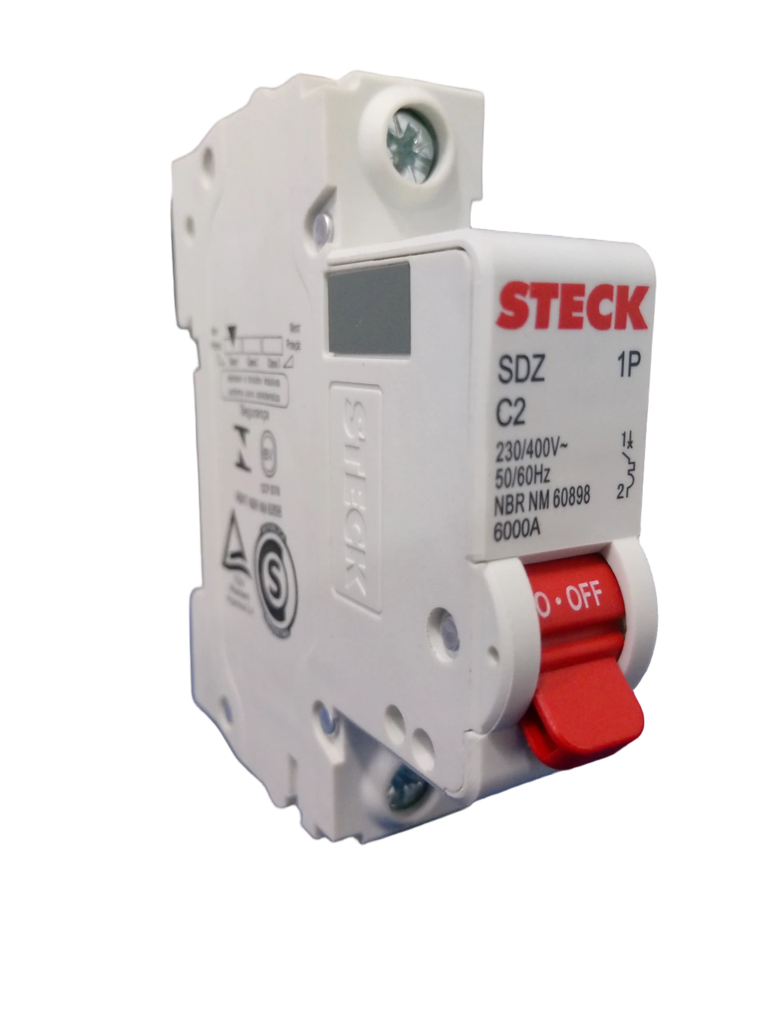 MINI BREAKER 1X2A 6KACC CURVA C 230/400V 50/60HZ