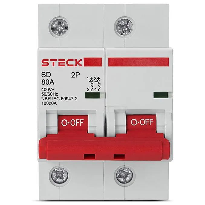 MINI BREAKER 2X80A 10KACC CURVA C 400V 50/60HZ