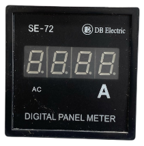 PANEL AMPERIMETRO DIGITAL 72X72 200/5A. SE-72 220V DB ELECTRIC