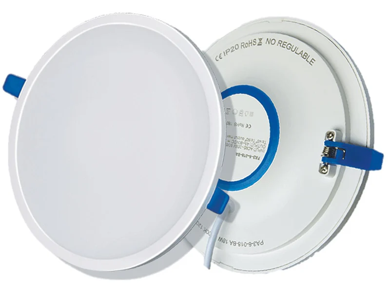 PANEL REDONDO LED EMPOTRABLE 12W IP20 6.500°K MULTIVOLTAJE 100-305V 1080LM BOD DRIVERLESS