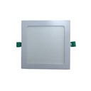 PANEL LED 12W CUADRADO EMPOTRABLE 85-277V IP40 6500ºK 1080LM