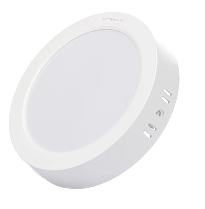 PANEL LED 12W REDONDO SUPERFICIAL 100-277V IP40 6500°K 1080 LM COMPACT LUMEN