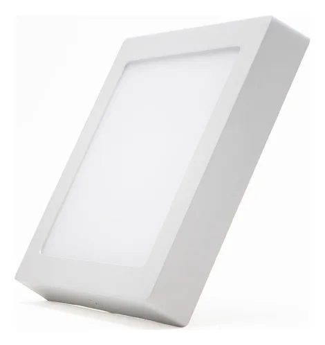 PANEL LED 12W CUADRADO SUPERFICIAL 85-277V IP40 6500°K 170mm LINEA CLASICA