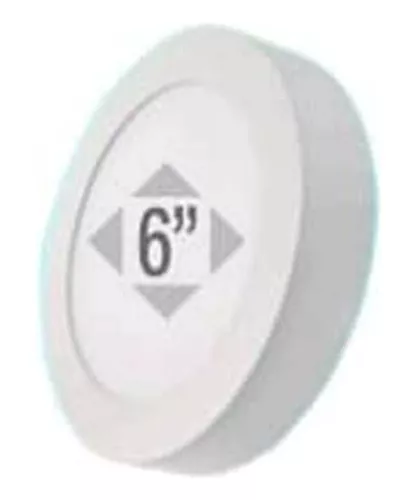 PANEL LED 12W REDONDO SUPERFICIAL 85-277V IP40 6500°K