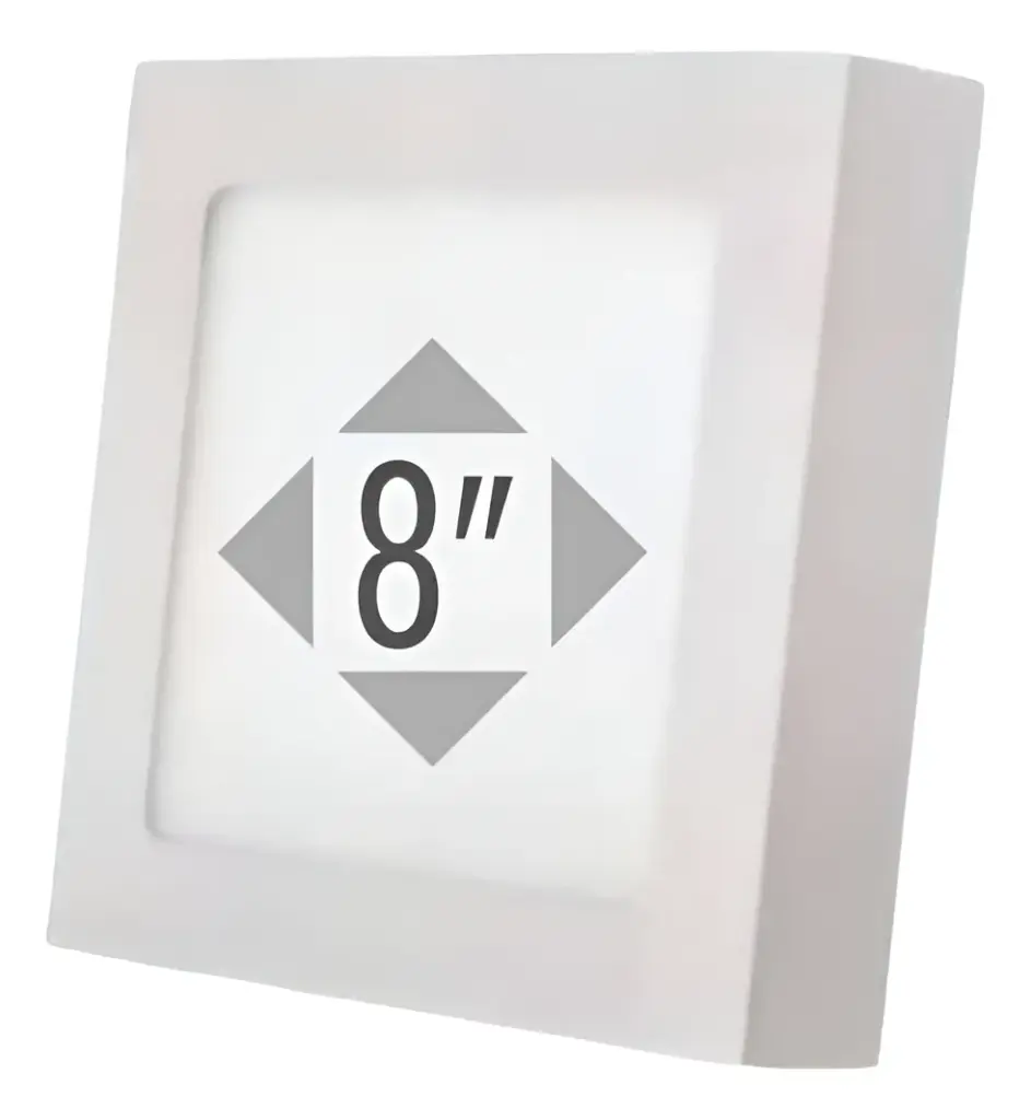 PANEL LED 18W CUADRADO SUPERFICIAL 85-277V IP40 6500ºK