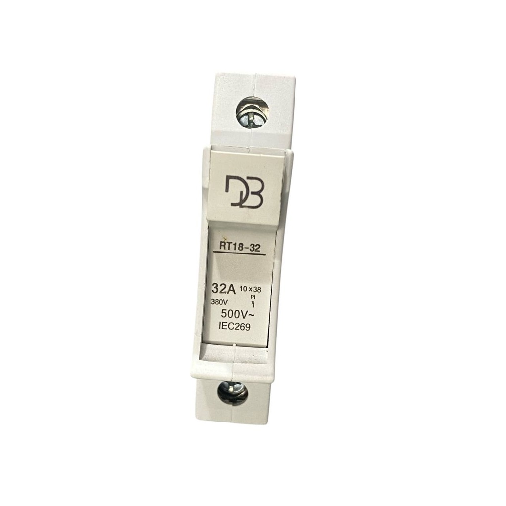 PORTA FUSIBLE + FUSIBLE 32A 10X38 500V 