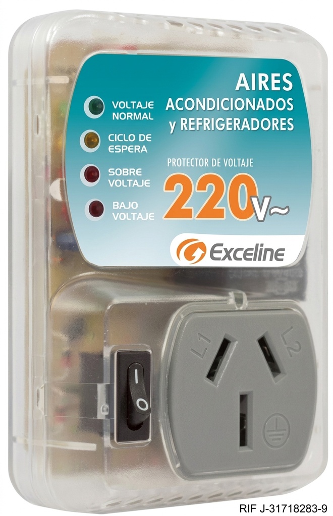 PROTECTOR DE VOLTAJE AIRES ACONDICIONADOS Y REFRIGERACION 220V HASTA 48.000 BTU