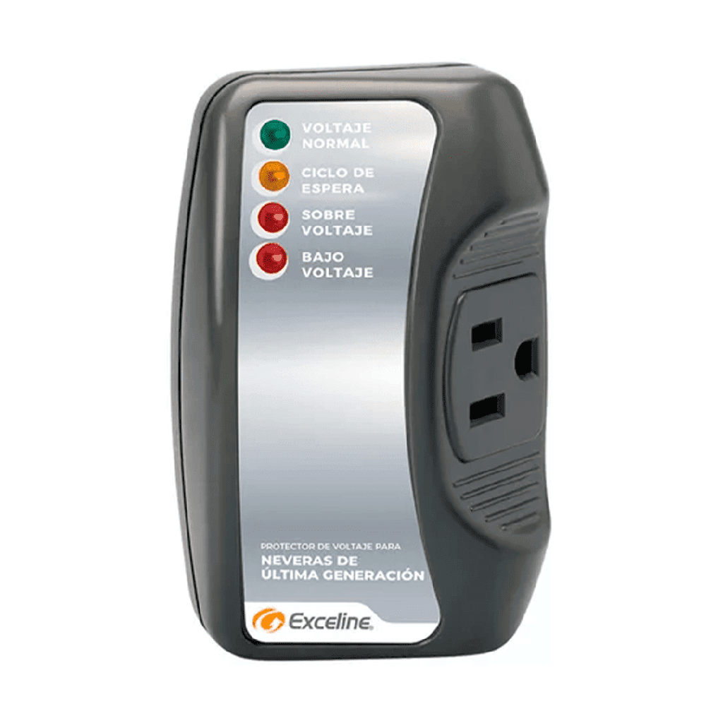 PROTECTOR DE VOLTAJE NEVERA ULTIMA GENERACION HASTA 28" 120 V GSM-NP120 EXCELINE