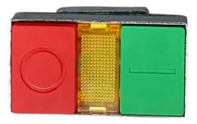 PULSADOR DOBLE METALICO SOBRESALIENTE LUMINOSO