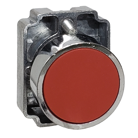 PULSADOR METALICO ROJO S/BLOQUE