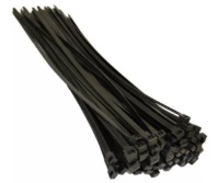 AMARRE PLASTICO 3,6x300 mm (PAQ. 100 UND) NEGRO CDT-41