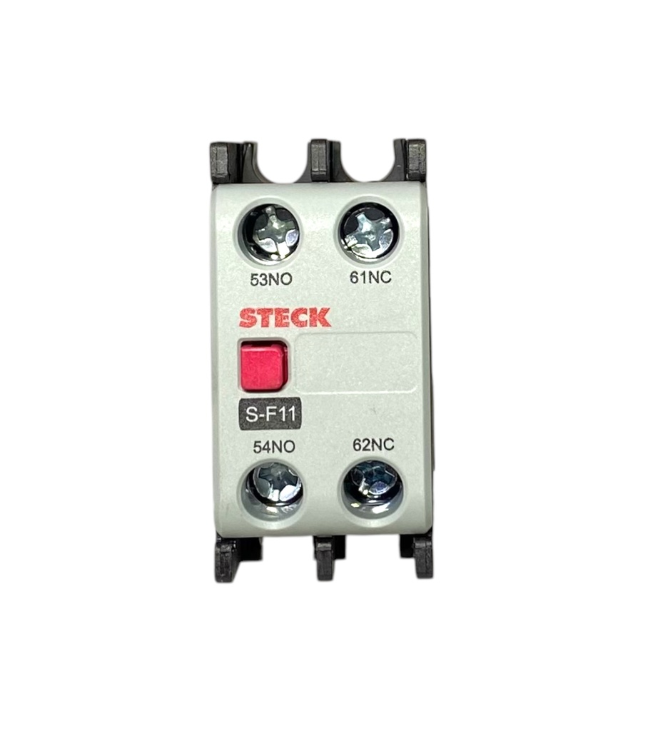BLOQUE DE CONTACTO AUXILIAR 1NO+1NC MONTAJE FRONTAL PARA CONTACTOR